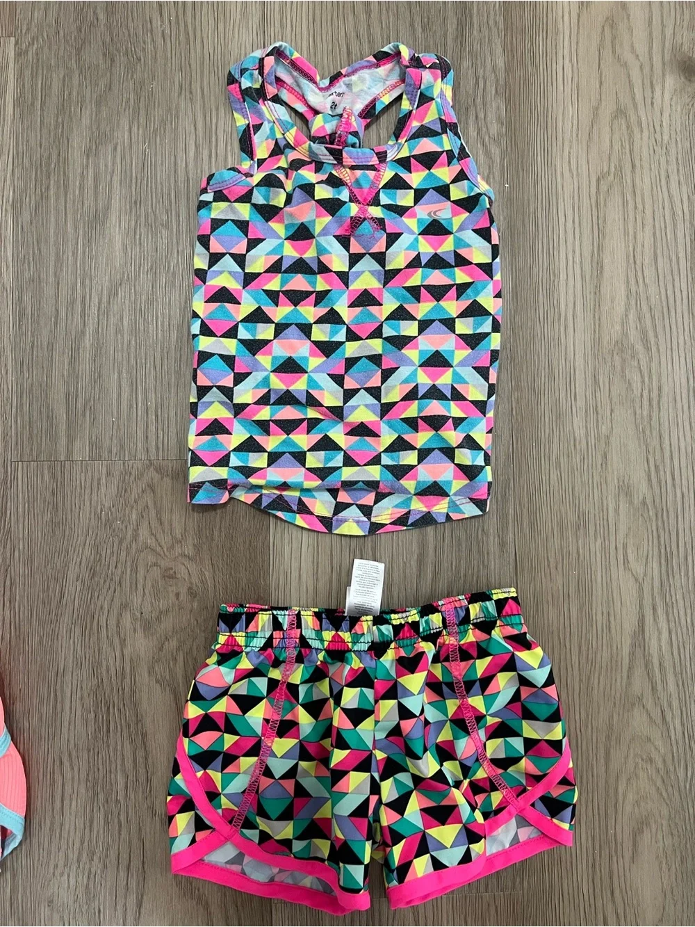 Girls Activewear Bundle 2T Athletic Tank Shorts Sets